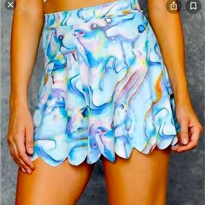 BlackMilk Abalone Shell Shorties